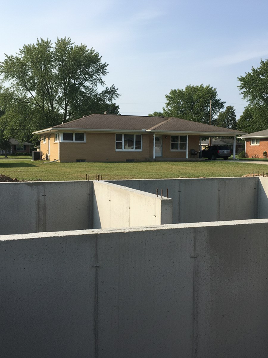 Concrete Patios completed by Horizon Concrete in Dunlap, IN